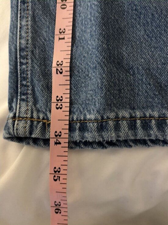 Good American Women’s Good Standard Ease Mid Rise Relaxed Leg Jeans NWT Sz 16 - Picture 12 of 12